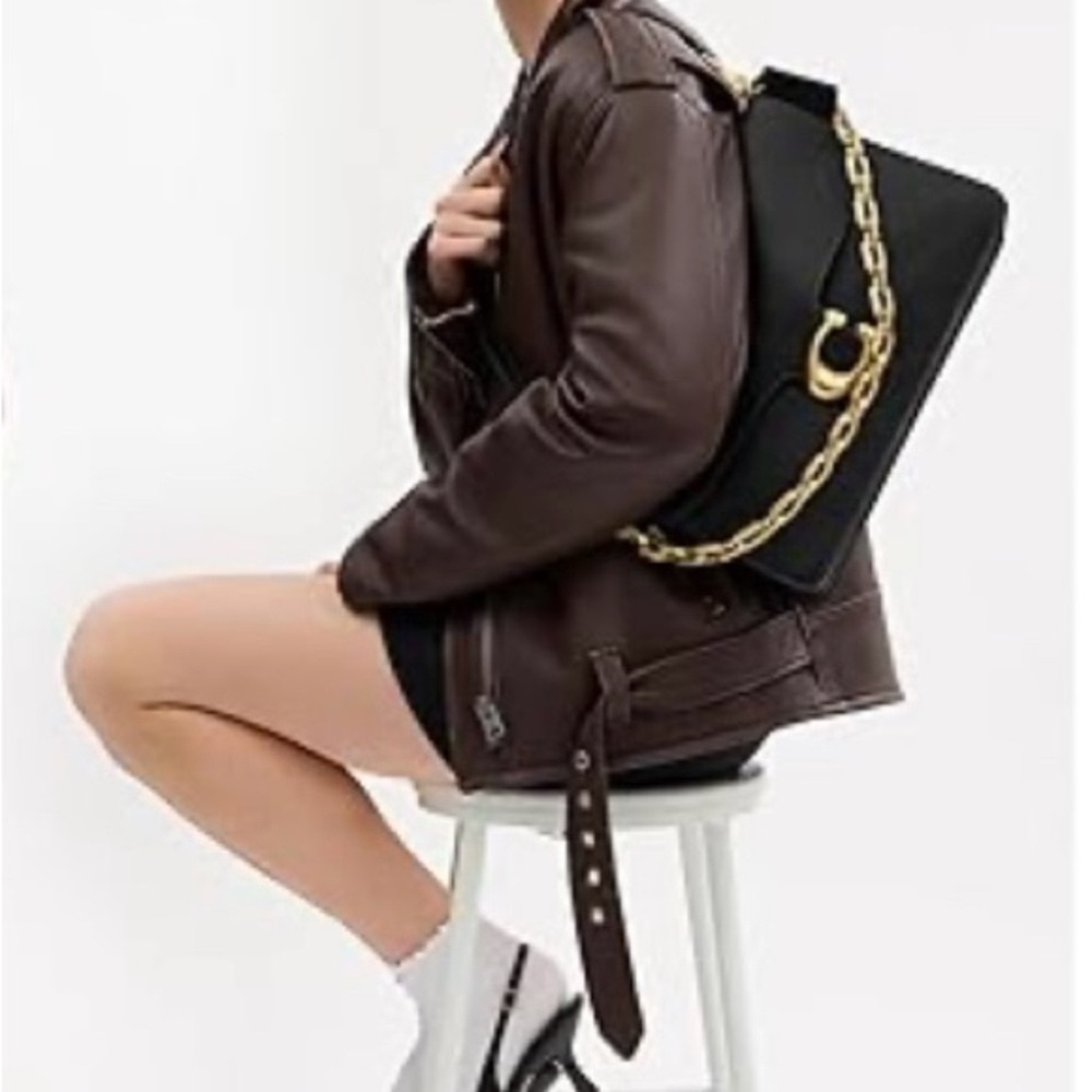 -SOLD-Authentic Coach Tabby 35 Leather Purse MSRP $925 CAD